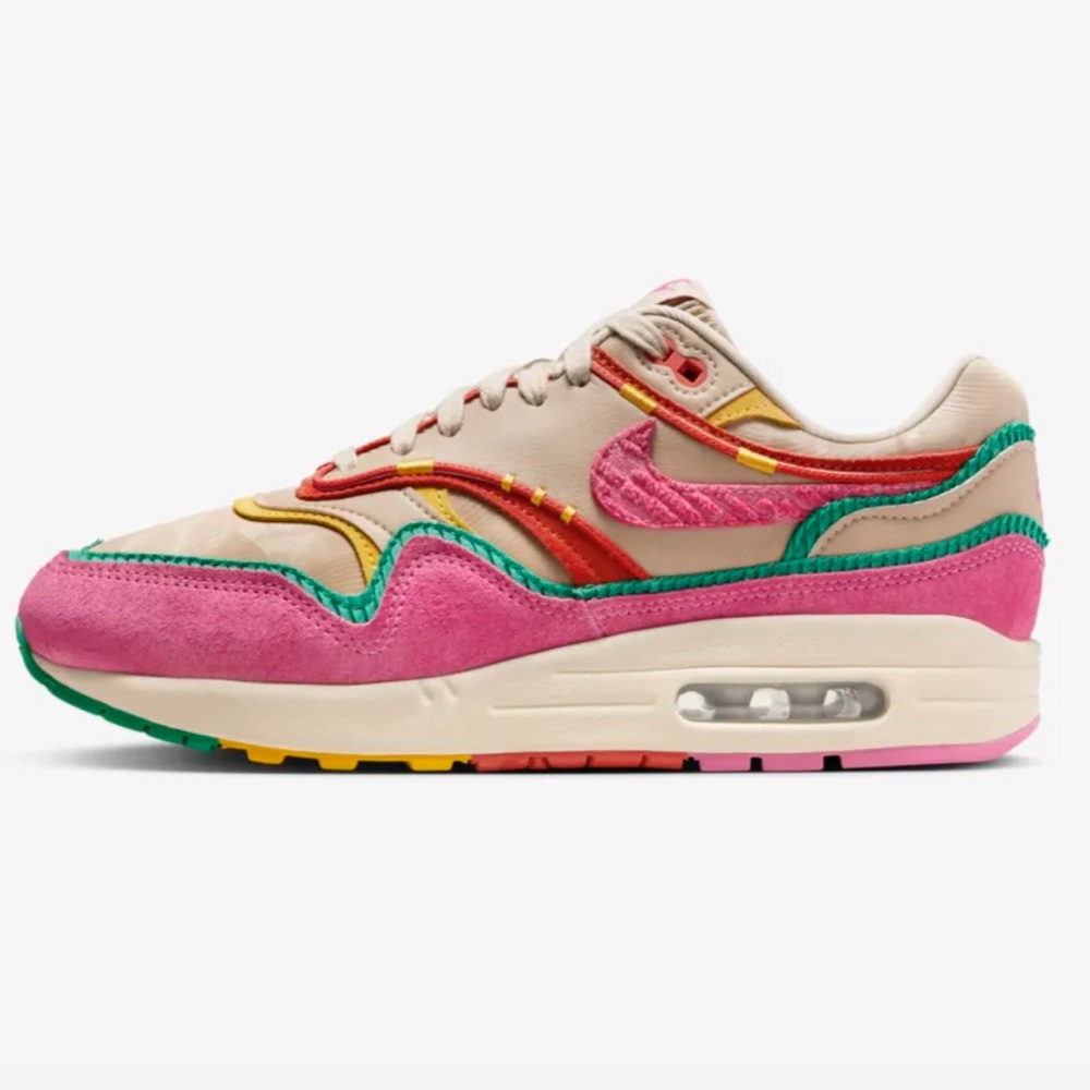 Nike Women's Sneakers - Pink, Green, Yellow